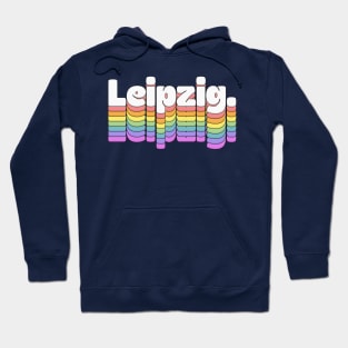 Leipzig ////\\\\ Retro Typographic Design Hoodie